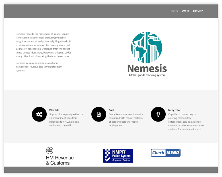 Nemesis - Web Application by Not Just Code